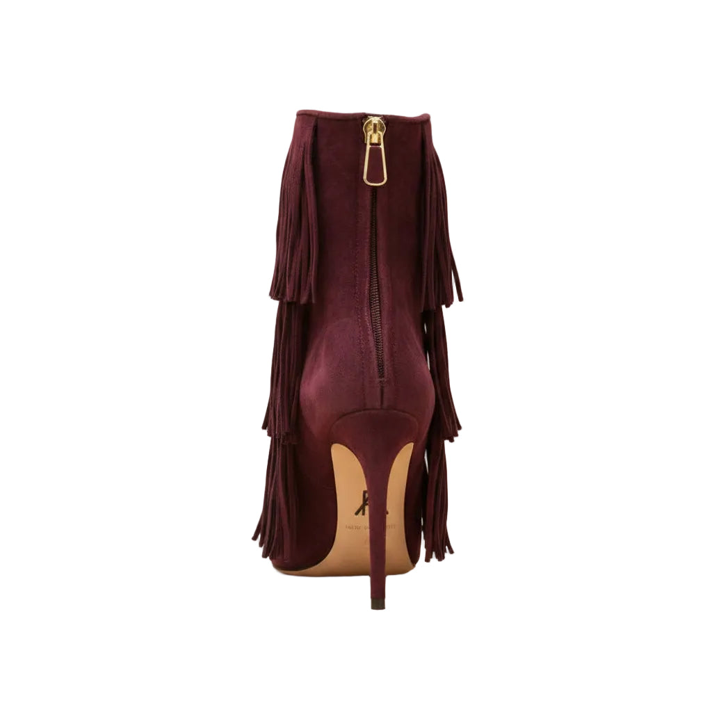 Paul Andrew – Purple Leather Ankle Boots – EU 39.5 – 12 cm Heel –