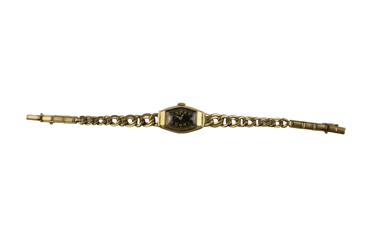 ORMO Vintage Wristwatch – Gold Double 20 Micron – 1930s – Art Deco Era
