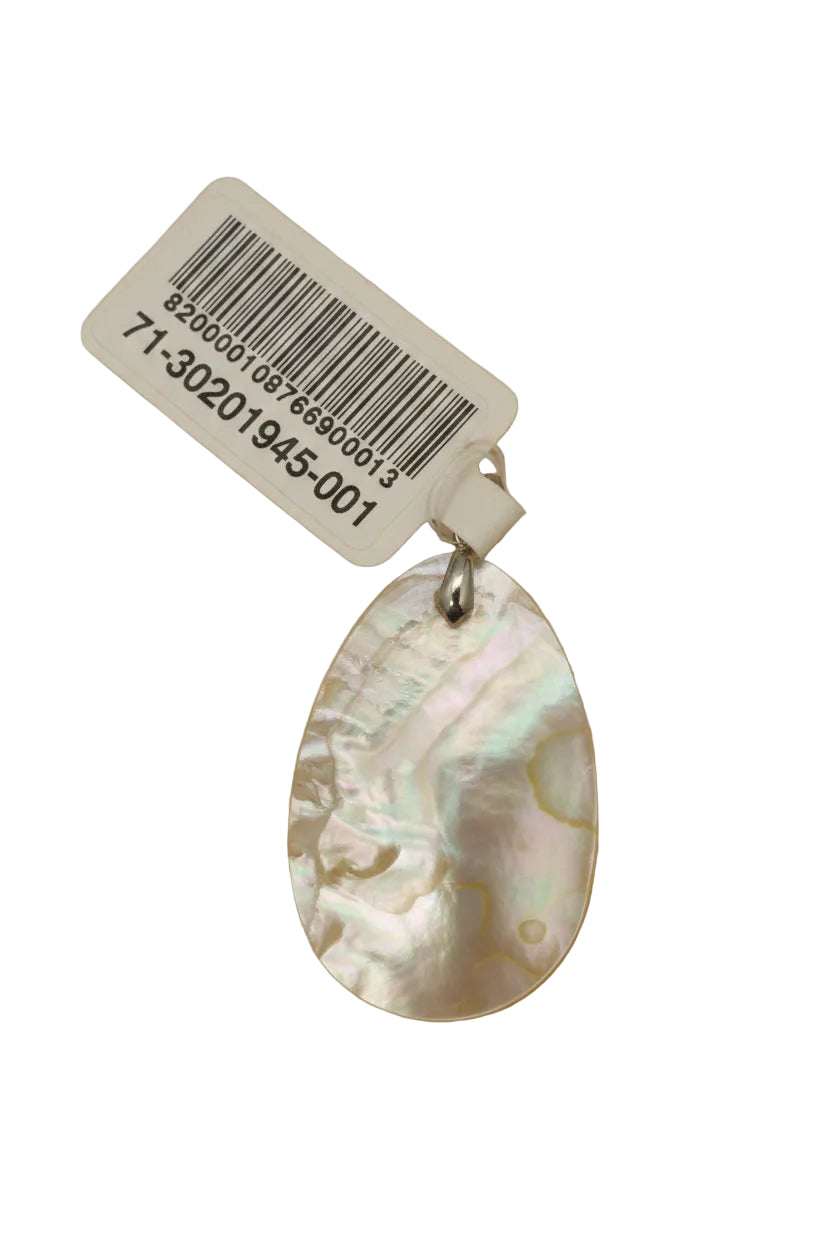 Mother-of-Pearl Pendant – 995 Silver – White – 
