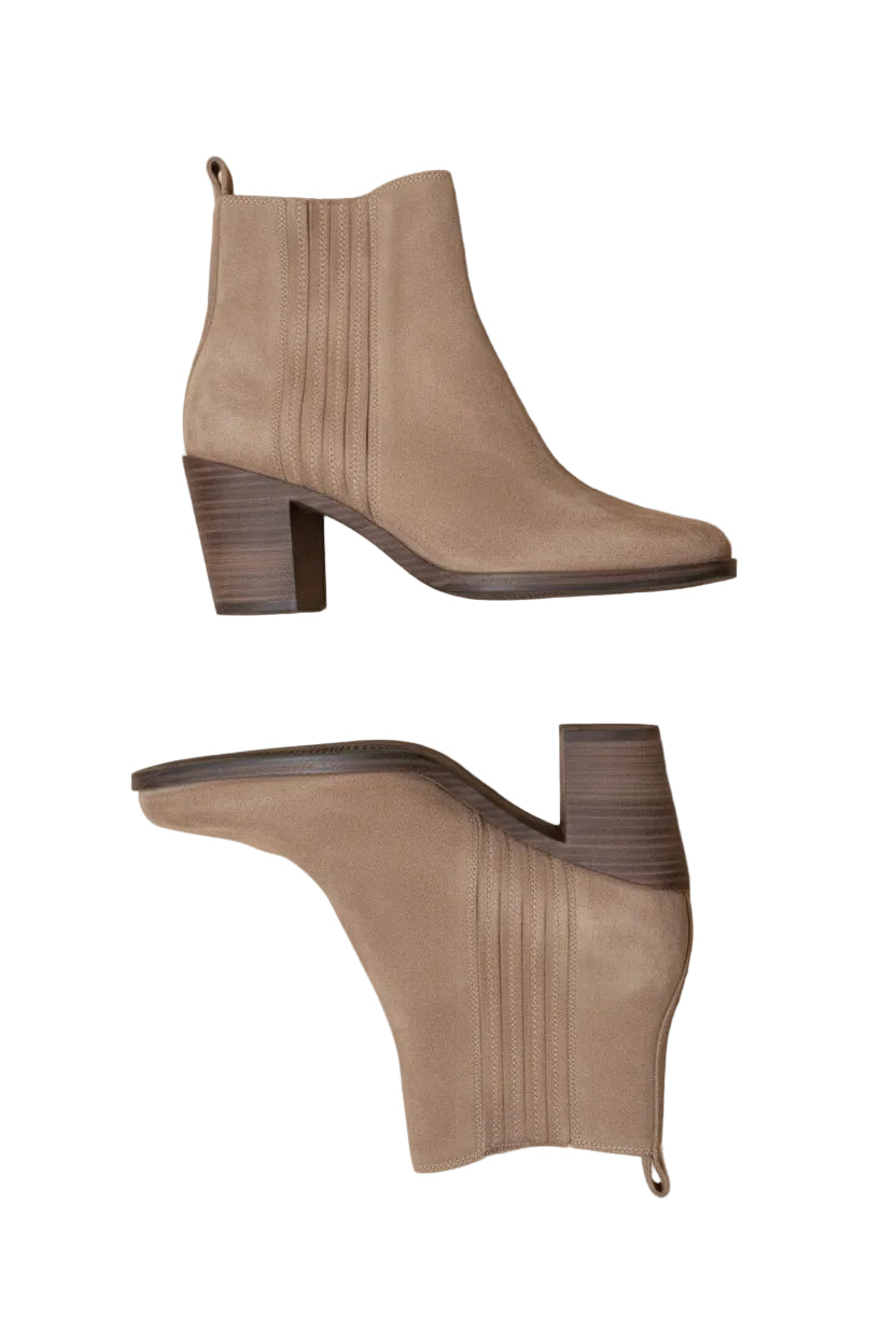 Tamaris Cowboy Ankle Boots – Size 40 – Brown / Camel – Leather