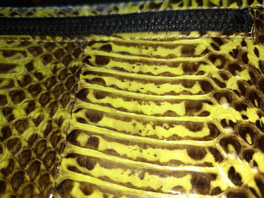 3.1 Phillip Lim Clutch – Apple Green & Brown – Reptile Leather