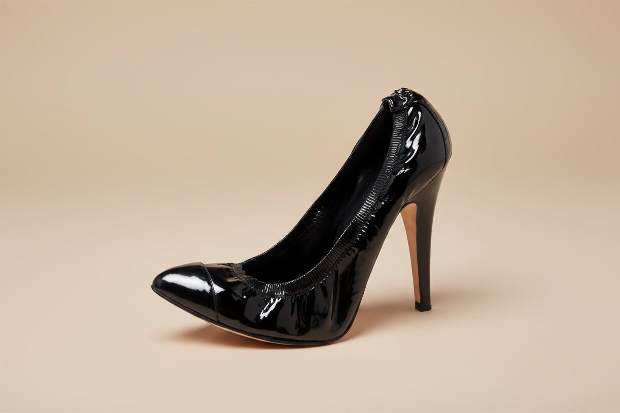 Chanel Patent Leather Stiletto Pumps – Black – Size EU 40