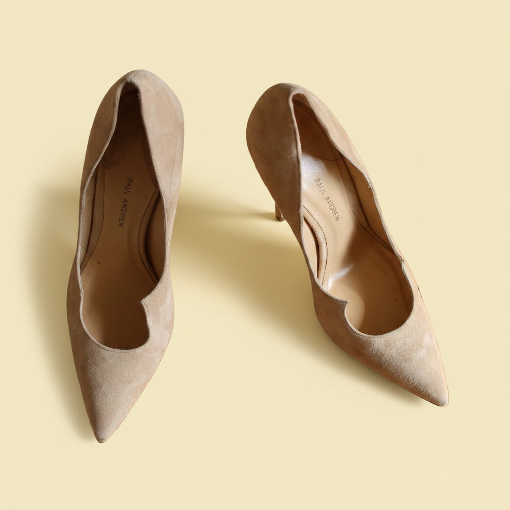 Paul Andrew Pumps, size 40, brand , cream