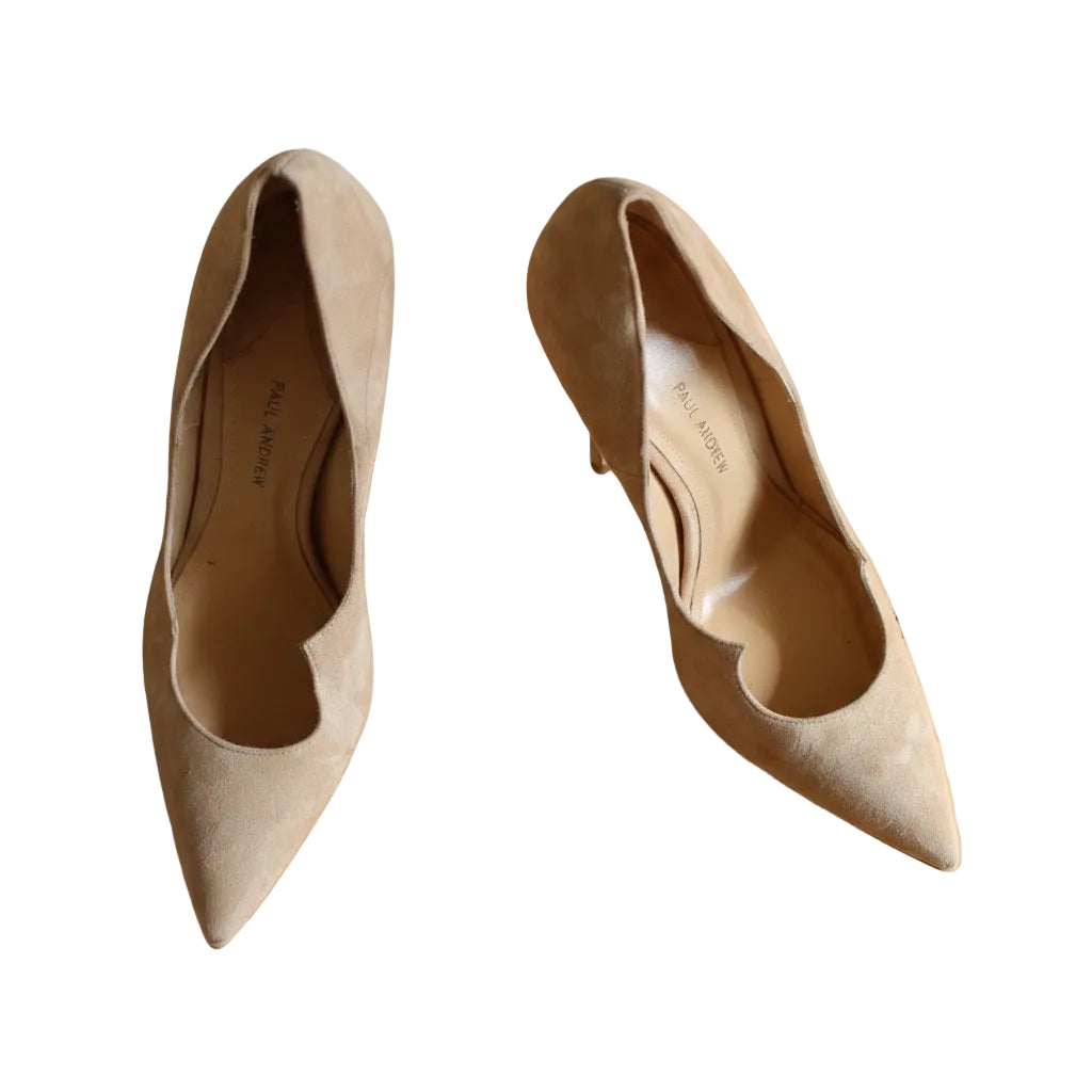 Paul Andrew Cream Pumps – EU 40 – New – 12 cm Heels