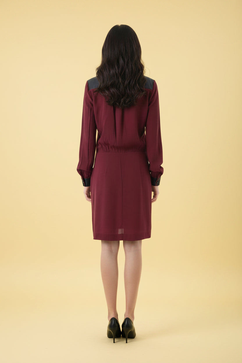 Tommy Hilfiger Item: Dress Size: 34/XS Color: red Material: pure silk Size 34