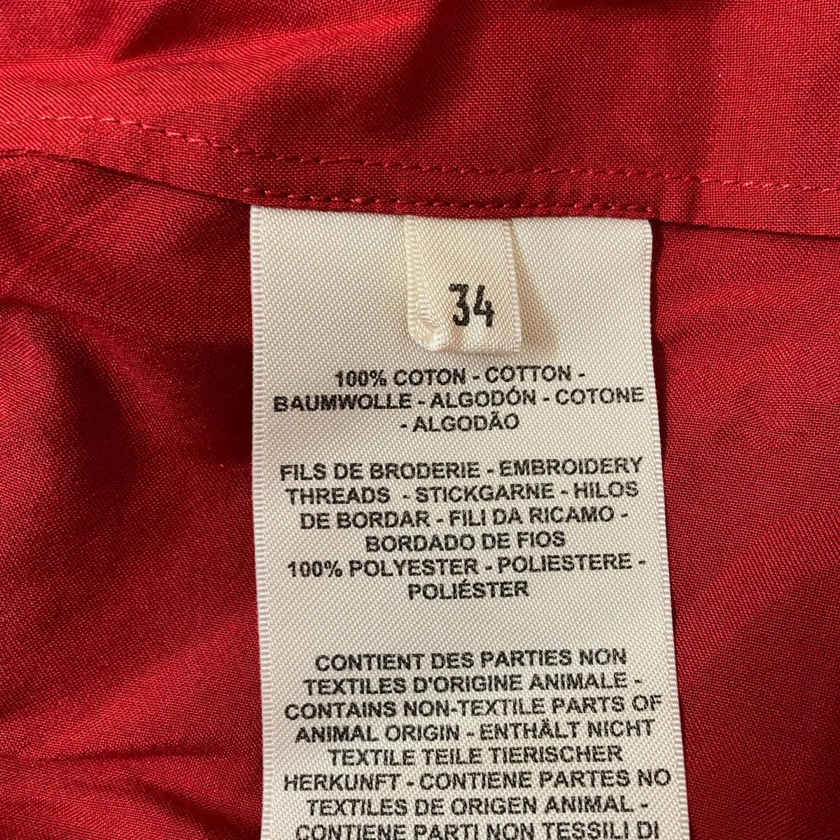 Hermès – Hemdblusenkleid aus Baumwolle mit englischer Stickerei