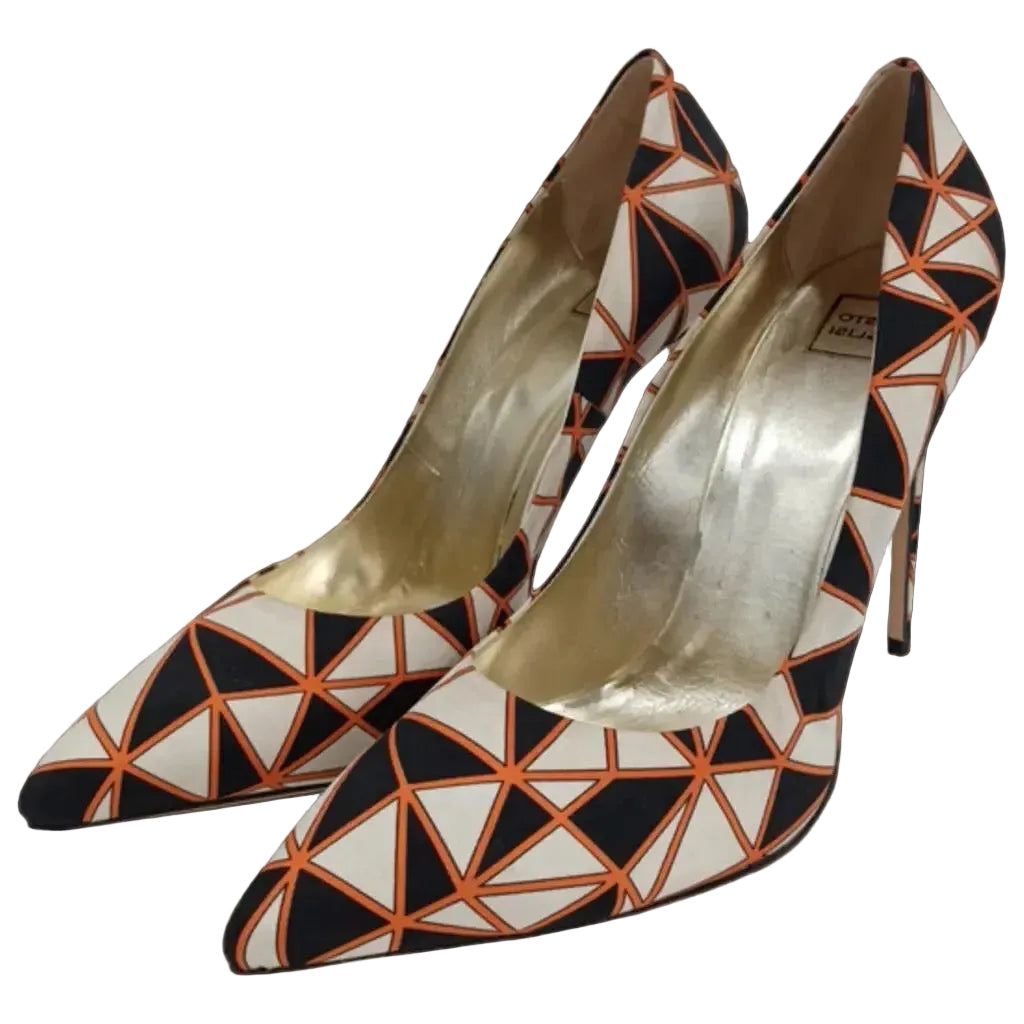 Fausto Puglisi — Silk Pumps — front view | Rent designer fashion at Laura Messerschmitt Berlin
