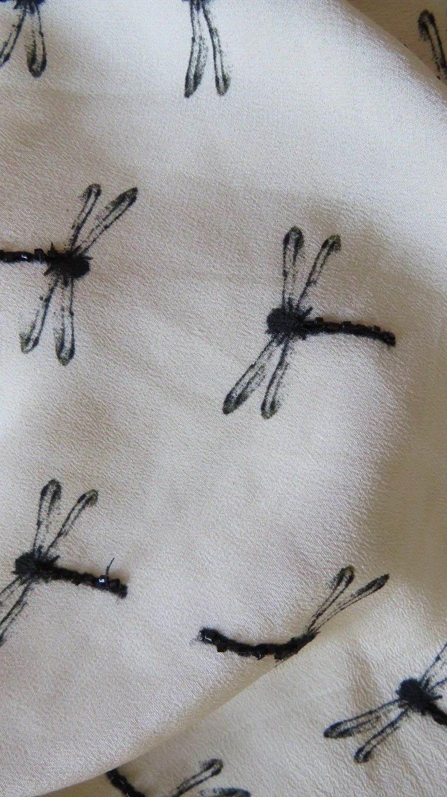 Max&Co silk dress fabric close-up