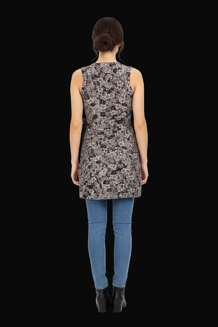 French Connection - Silk Two-Piece Suit in Floral Print