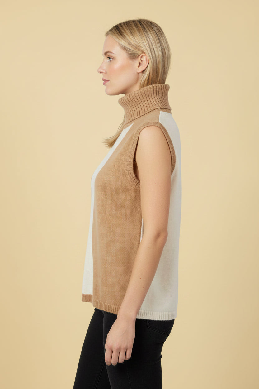 Fabiana Filippi - Donna Twin-Set in Cream Caramel
