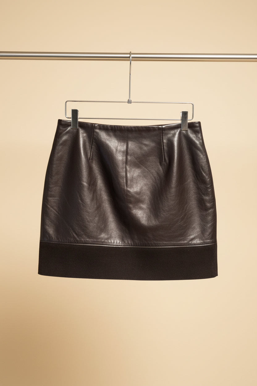 Jil Sander mini skirt back view