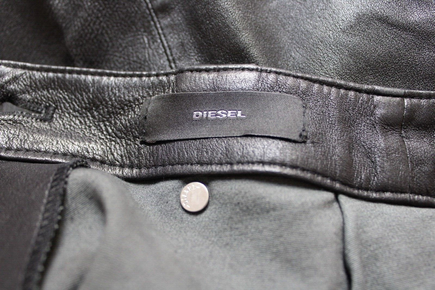 Diesel biker leather skirt full length — Laura Messerschmitt Berlin