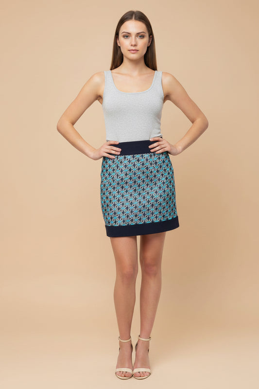 Fausto Puglisi Pop Tile Silk Mini Skirt – Size XS / IT 38