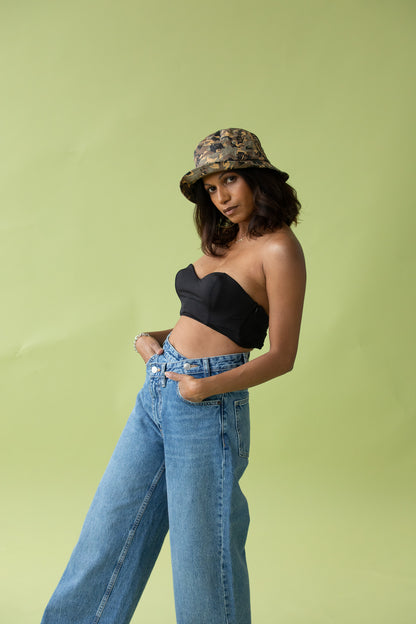 Wood Wood Camouflage Bucket Hat – Size S (57 cm) – Unisex