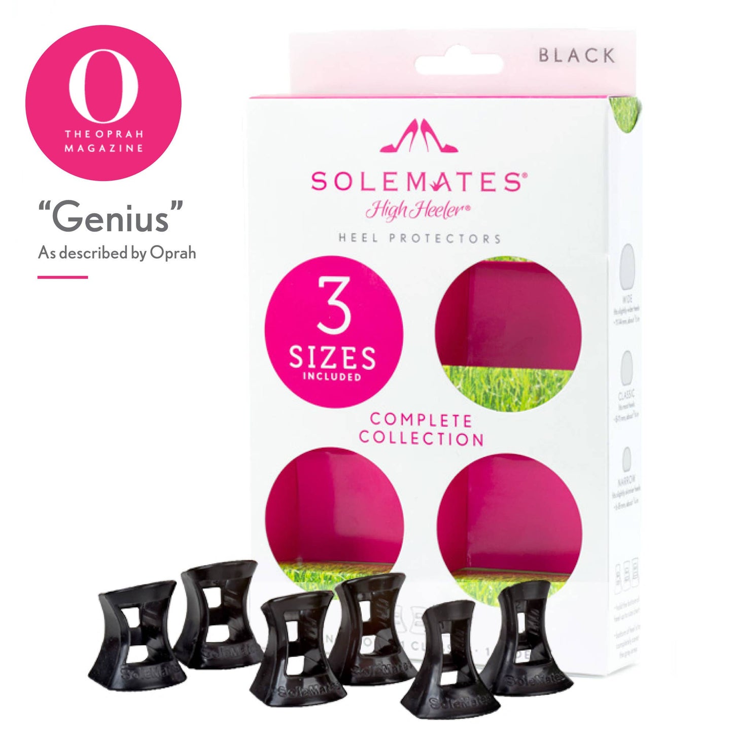 Solemates Komplettset – Mehrfachpaar-Schutz für High Heels: Clear
