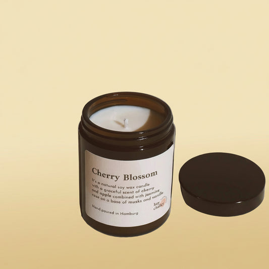 Cherry Blossom Sojakerze 155 g | Handgefertigt in Deutschland — rent from Laura Messerschmitt, Berlin stylist