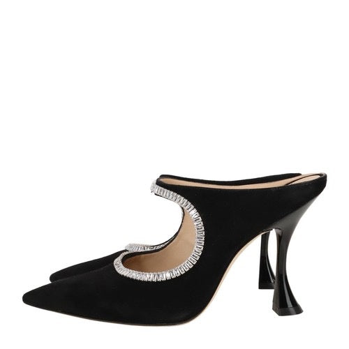 Stuart Weitzman Women's Black Leather Sandals – Size EU 40
