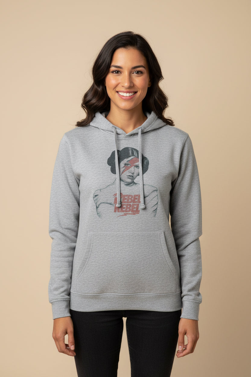 Princess Leia – Star Wars Hoodie – Grey – Size 34 / XS – 100% Cotton