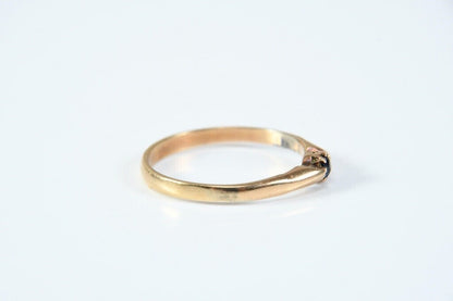 585 Gold Ring – 14K – Sapphire – Ring Size 55