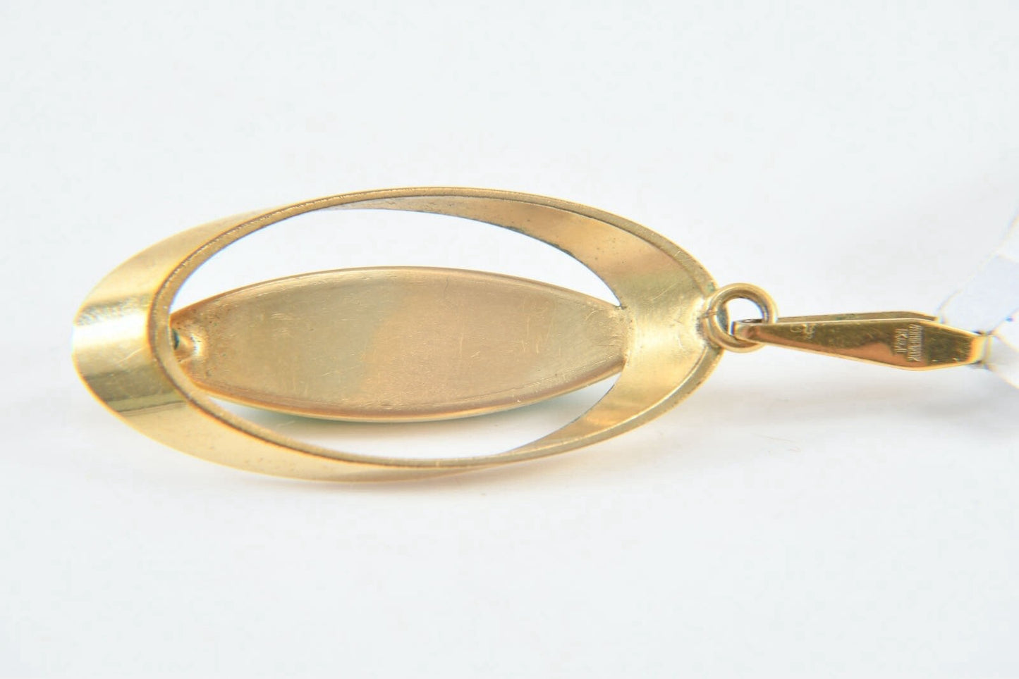 Kordes & Lichtenfels Pendant – Gold-Plated – Green Jade – Marked