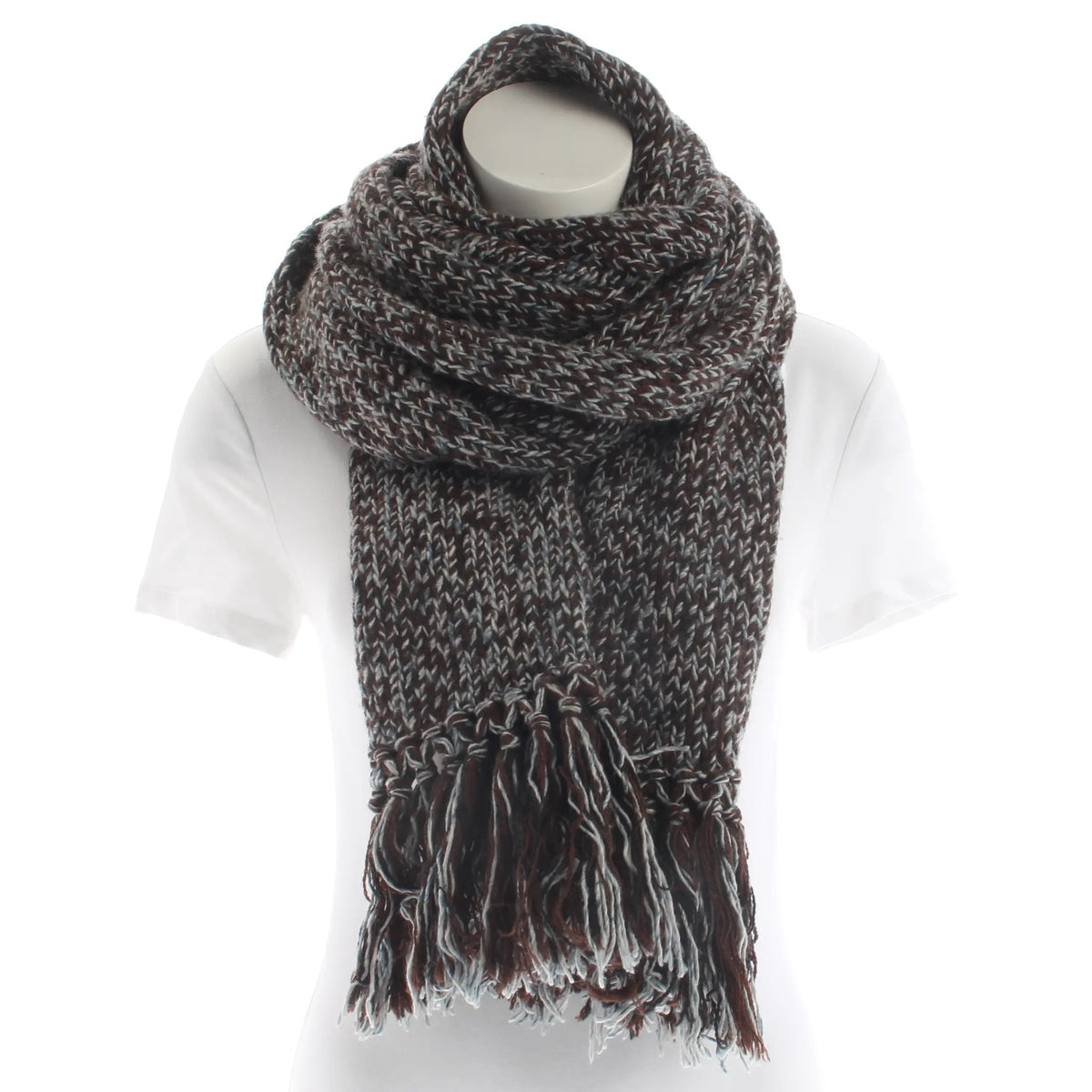 Hermès Multicolor Cashmere, Yak Wool Scarf – Made in France
