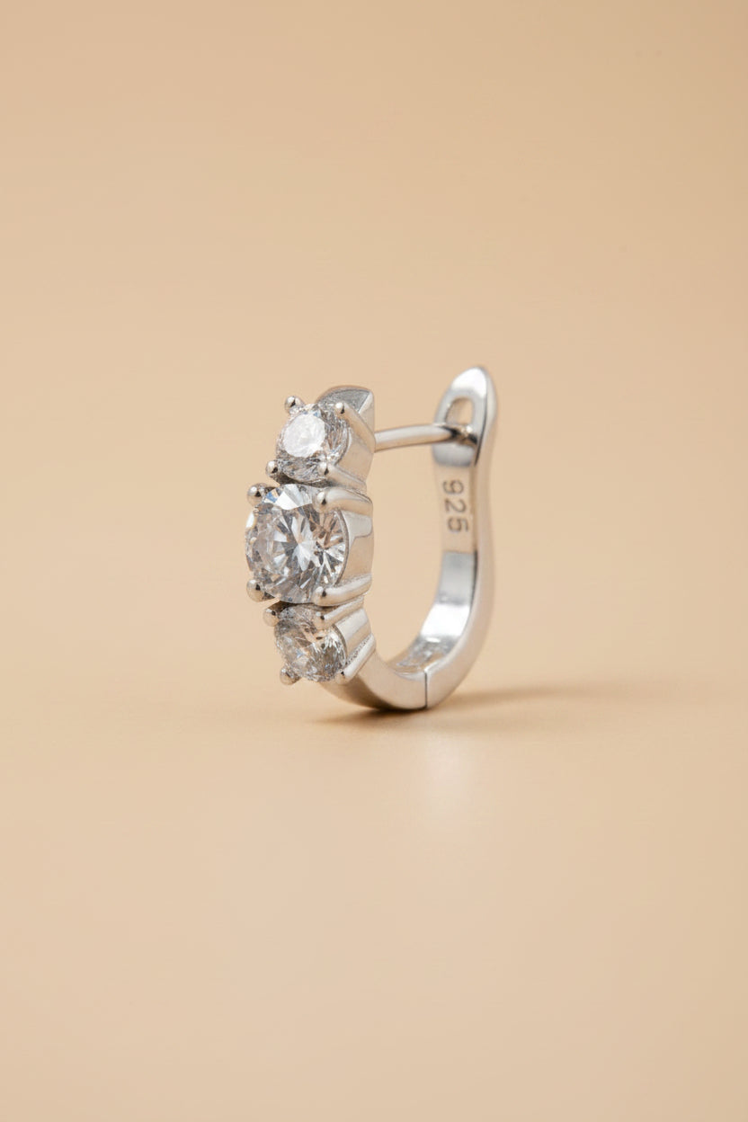 925 Sterling Silver Earrings – Cubic Zirconia