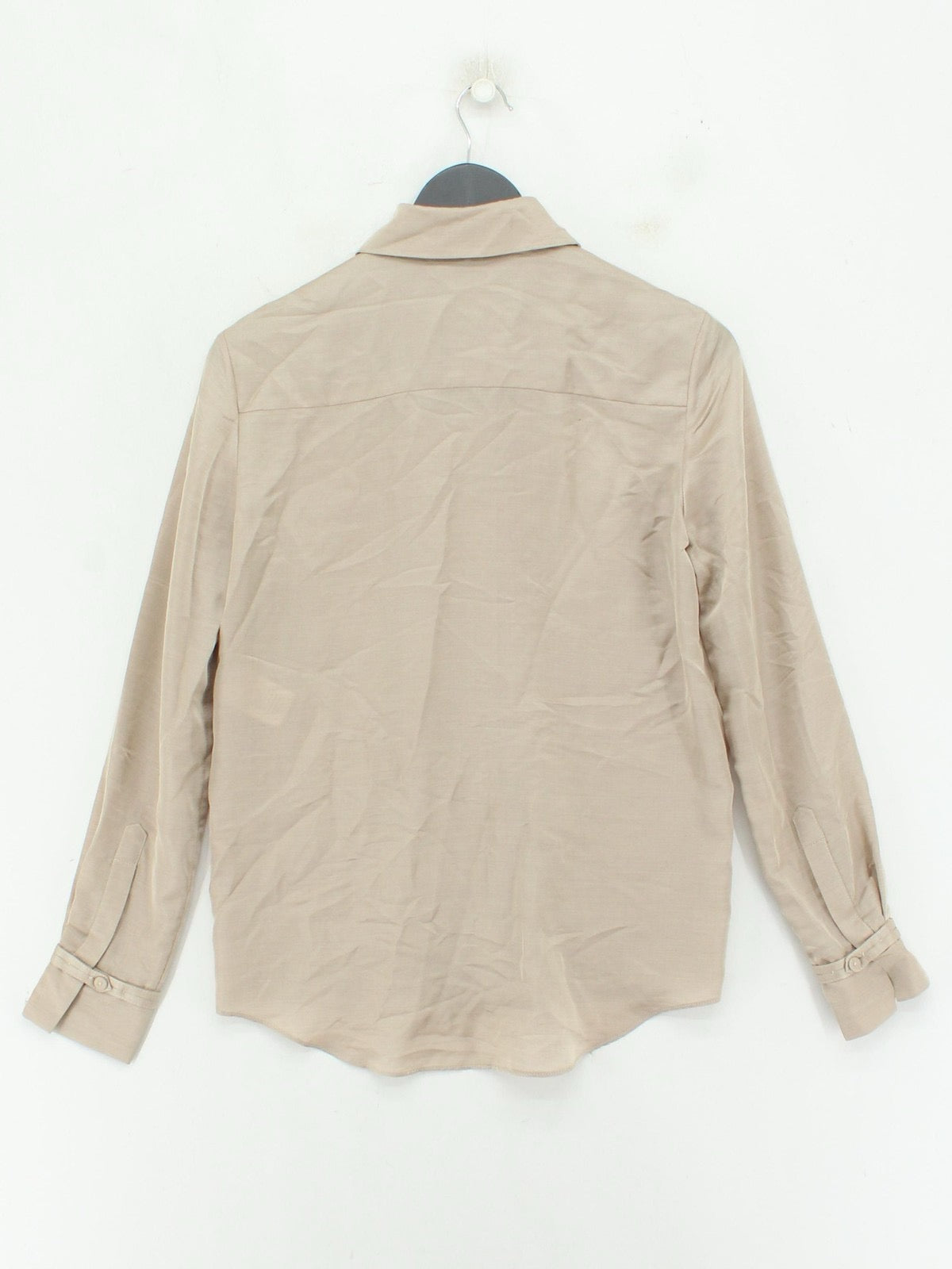 Gabriela Hearst Women's Cashmere ; Silk Blouse – Cream / Light Brown, UK 8
