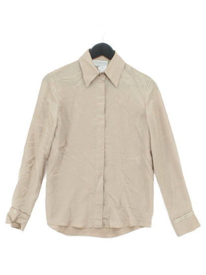 Gabriela Hearst Women's Cashmere ; Silk Blouse – Cream / Light Brown, UK 8