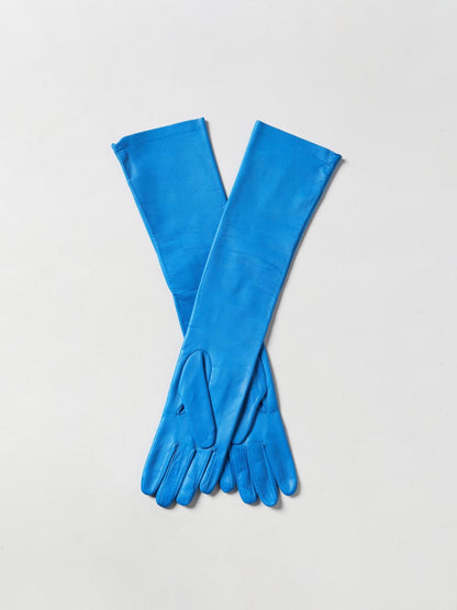 Maison Margiela Line 1 Teal Nappa Leather Opera Gloves – Size M