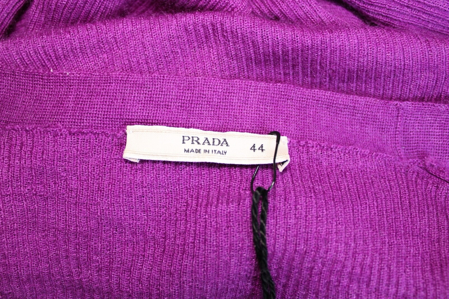 Prada Cashmere Cardigan – Size 36 / Italian 44 – Fuchsia – Made in Italy