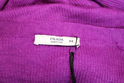 Prada Cashmere Cardigan – Size 36 / Italian 44 – Fuchsia – Made in Italy
