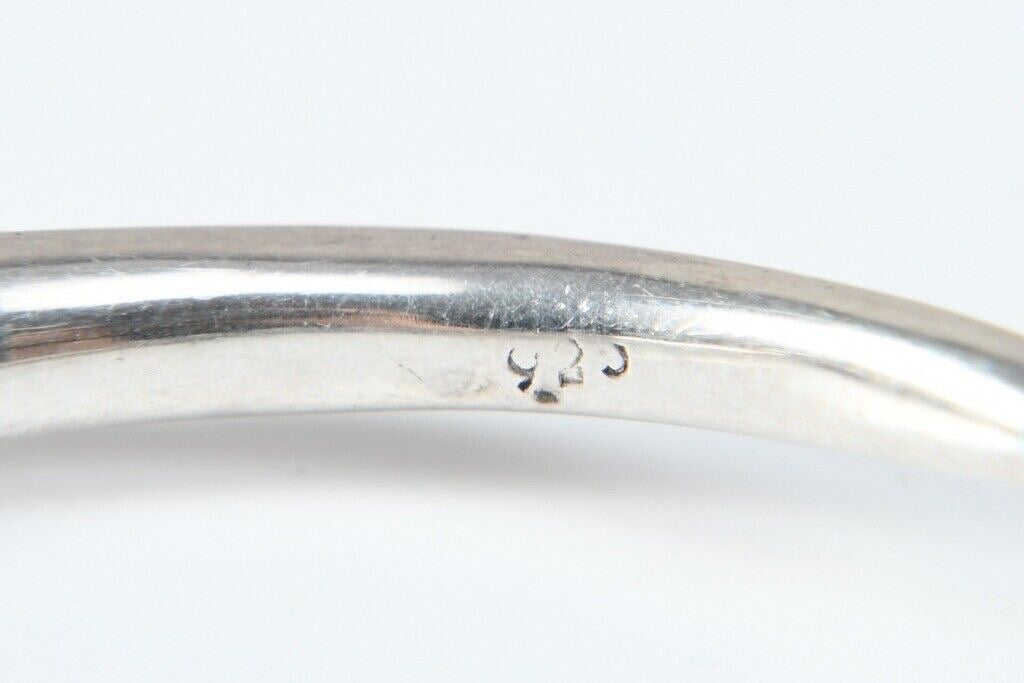 925 Sterling Silver Snake Bangle – Approx. 5.2 cm Diameter