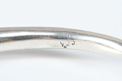 925 Sterling Silver Snake Bangle – Approx. 5.2 cm Diameter
