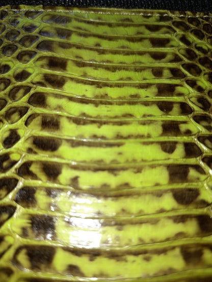 3.1 Phillip Lim Clutch – Apple Green & Brown – Reptile Leather