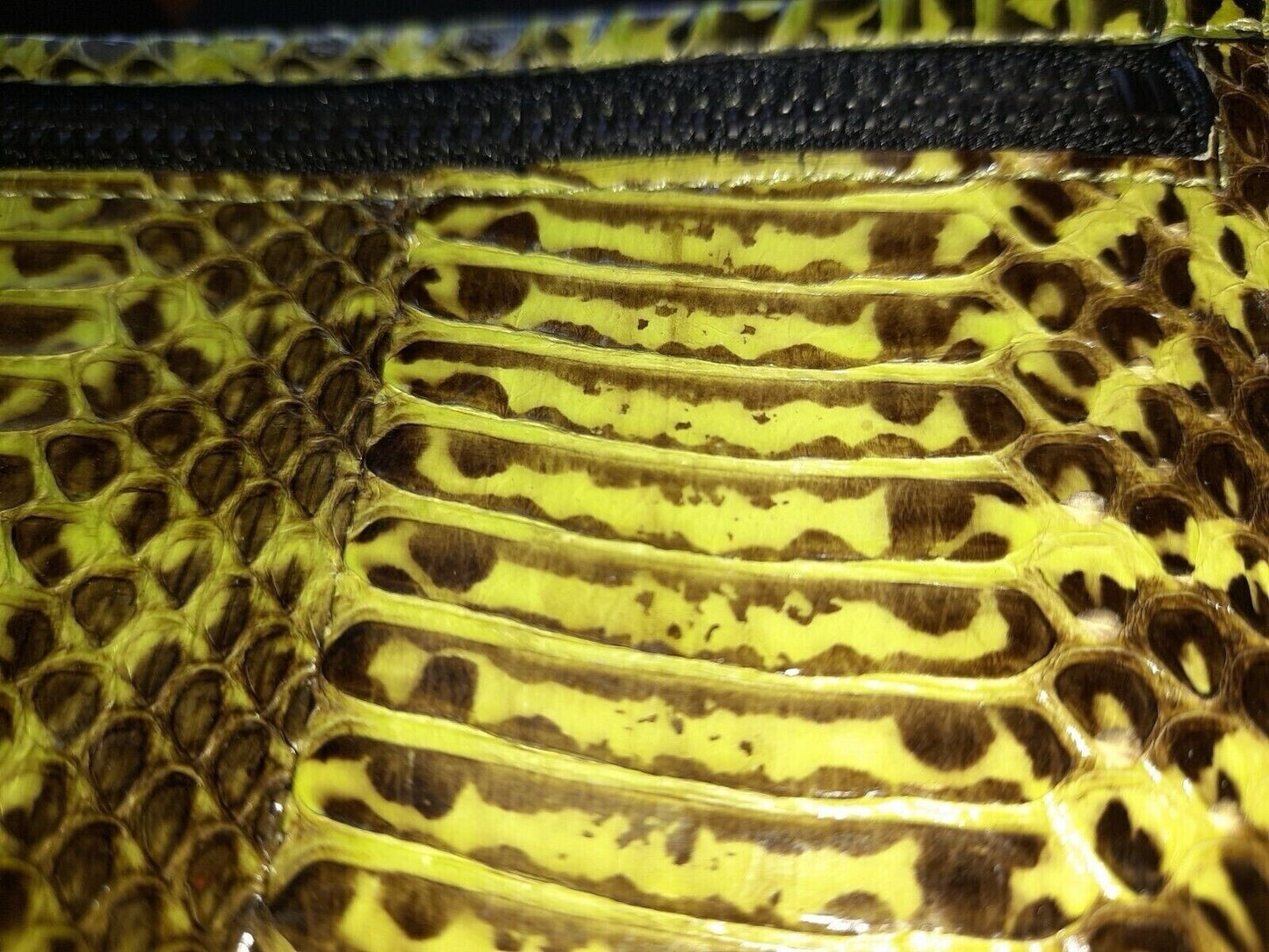 3.1 Phillip Lim Clutch – Apple Green & Brown – Reptile Leather