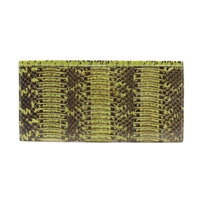 3.1 Phillip Lim Clutch – Apple Green & Brown – Reptile Leather