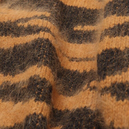 Mulberry – Pullover aus Wolle und Kaschmir, braun-schwarz