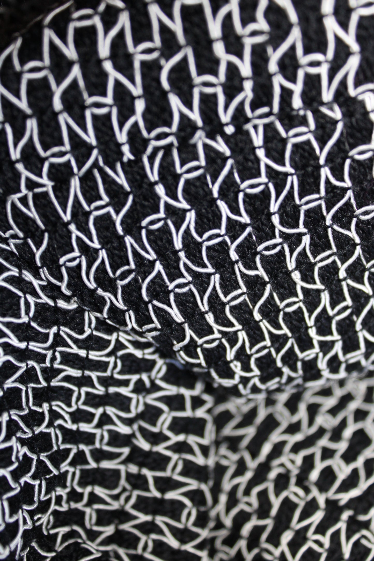 Chanel Boutique Double-Breasted Knit Blazer – Black &amp; White – Vintage – FR 36