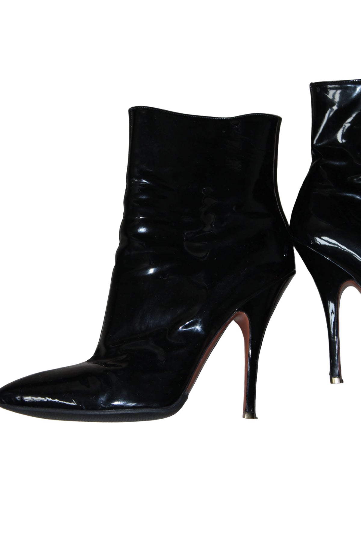 Vintage Alaïa Paris Black Patent Leather Heels – EU 40