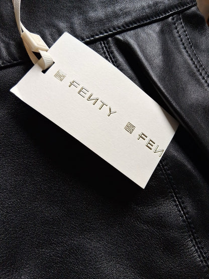 FENTY lambskin skirt — original FENTY hang tag on leather
