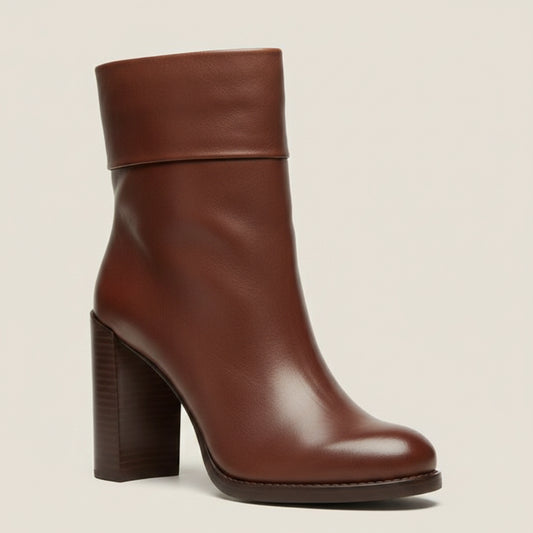Stuart Weitzman PULLY Leather Ankle Boots – Size EU 40 / US 9