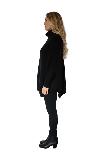 GUCCI Cape, black, one size, pure camel hair, one size