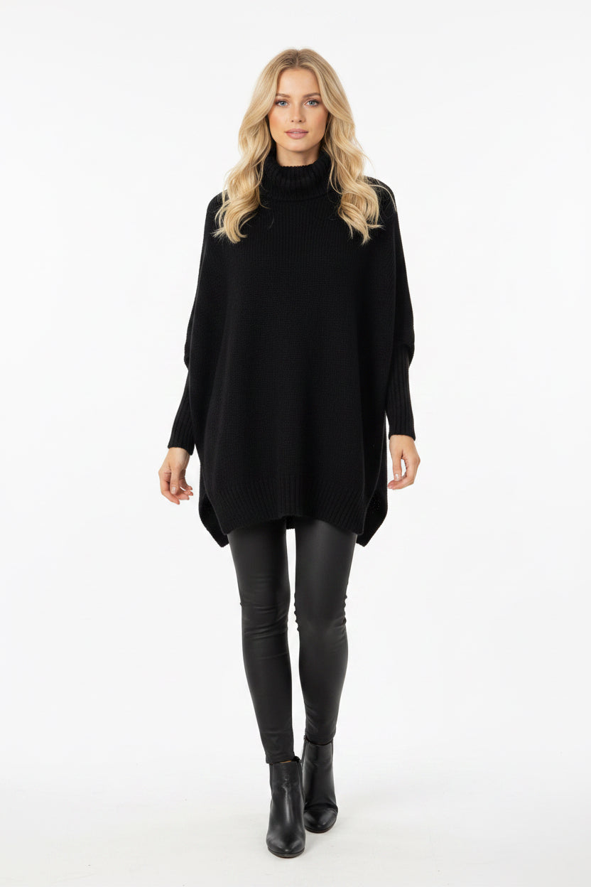 GUCCI Cape, black, one size, pure camel hair, one size