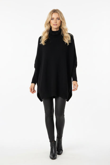 GUCCI Cape, black, one size, pure camel hair, one size