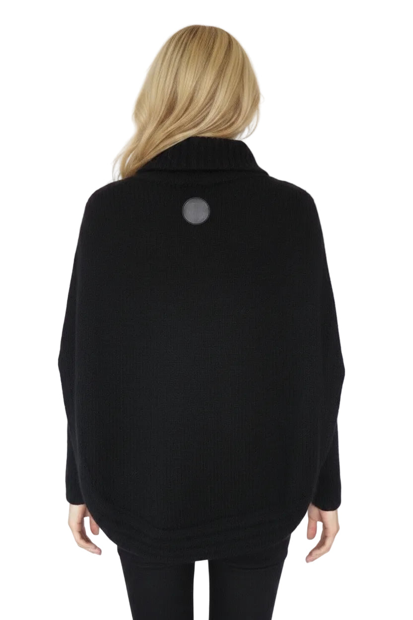 GUCCI Cape, black, one size, pure camel hair, one size