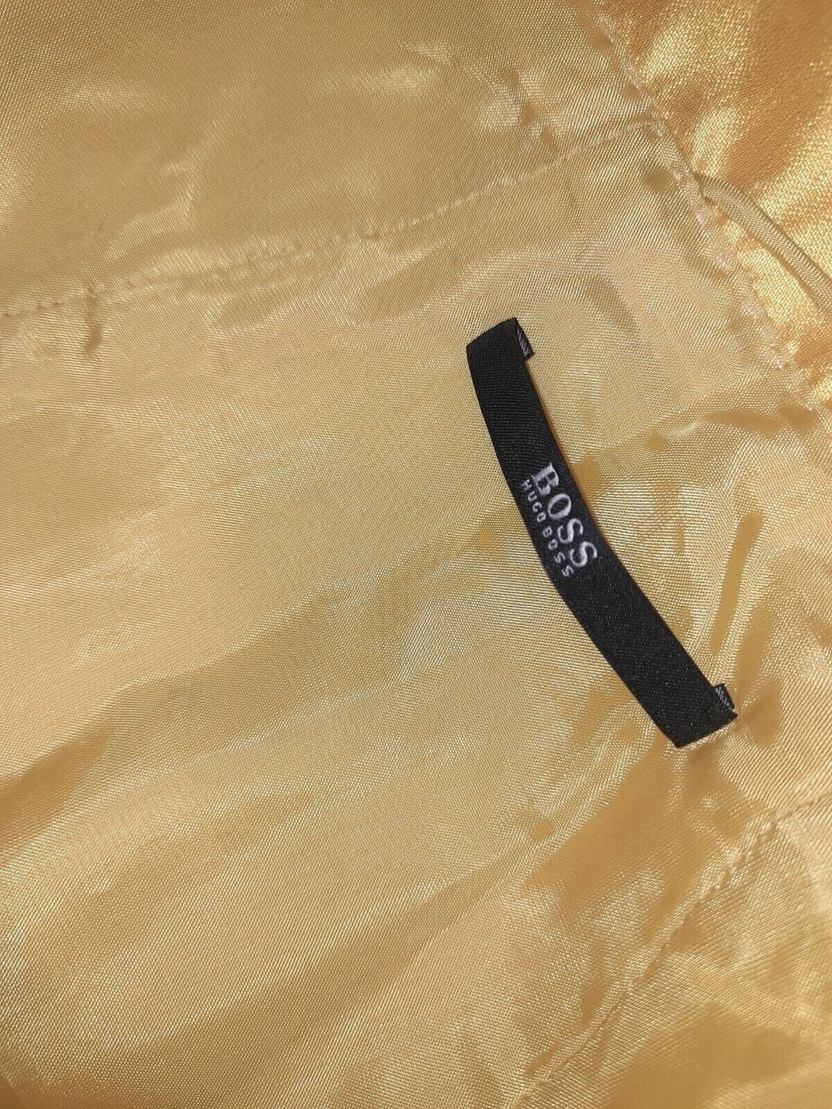 Hugo Boss dress, size 36 S, color: yellow, material: pure silk
