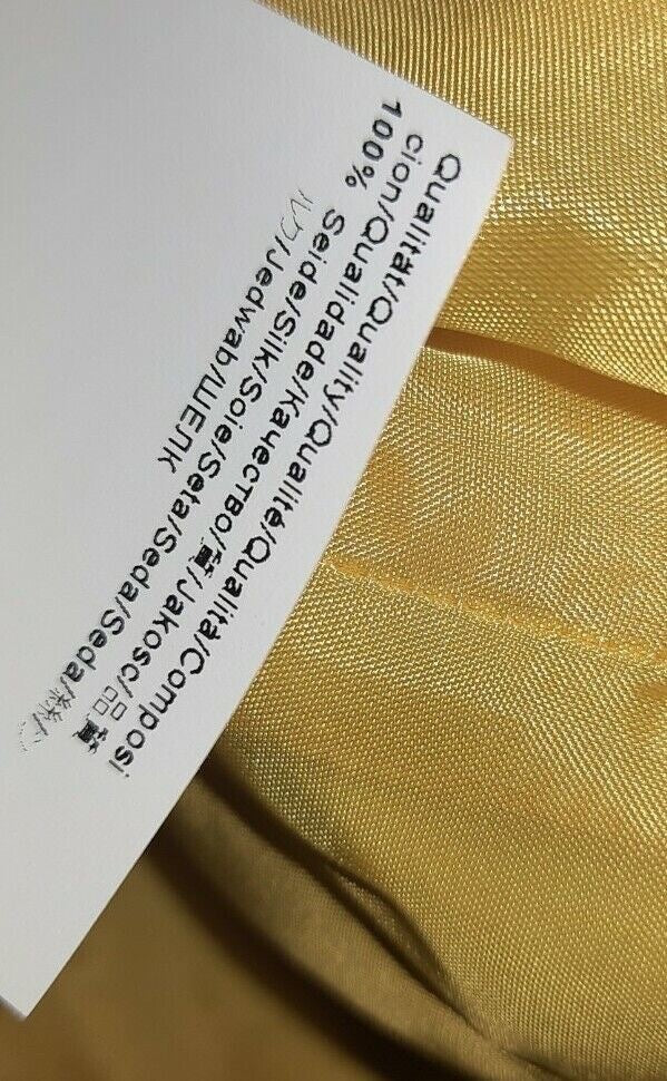 Hugo Boss dress, size 36 S, color: yellow, material: pure silk