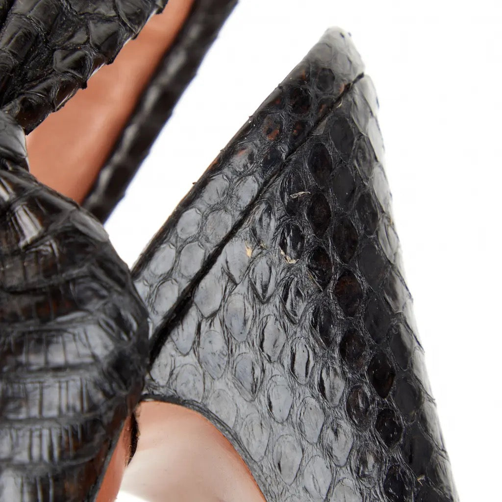 Alaïa Python Leather Pumps – EU 40