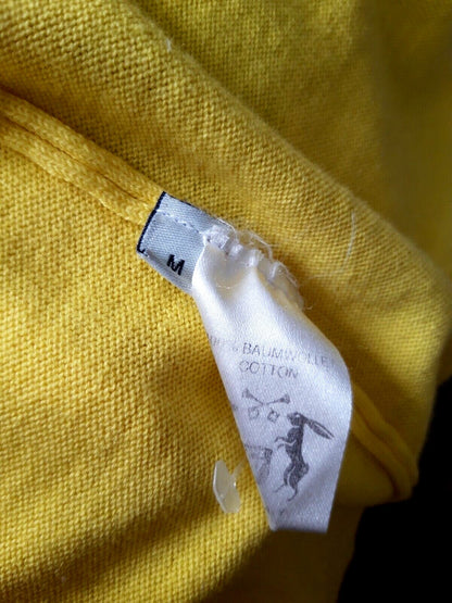Witty Knitters Cardigan  Color: Yellow Size M 38 100% cotton