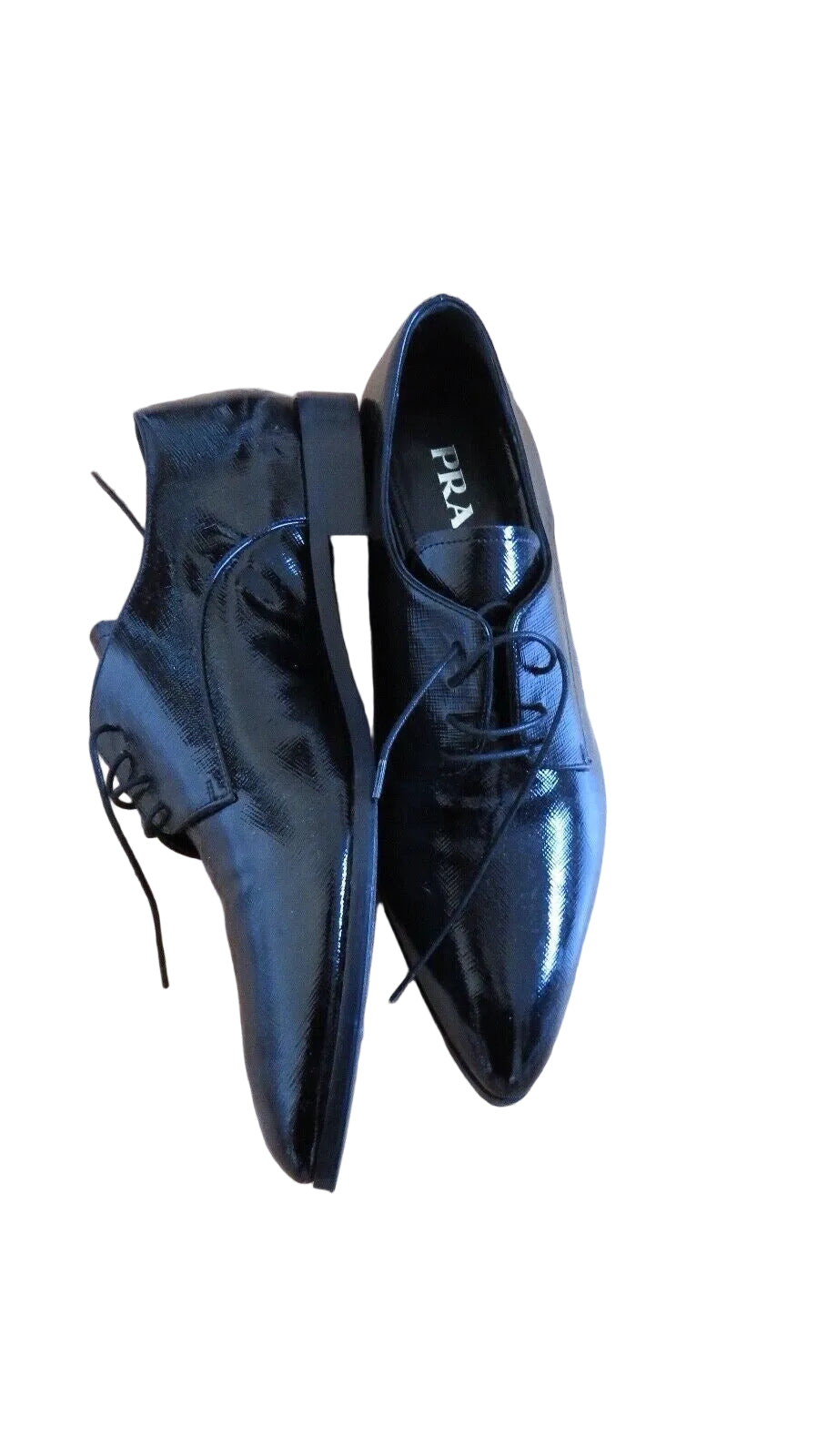 PRADA Dandy Size 40 Black Leather Prada